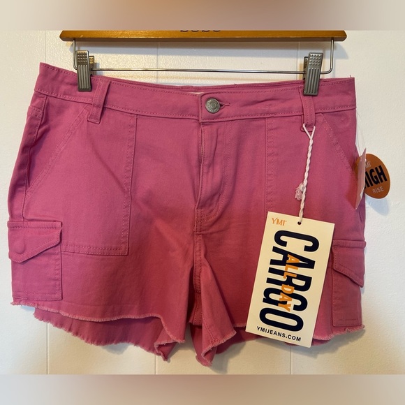 YMI Pants - Pink cargo shorts